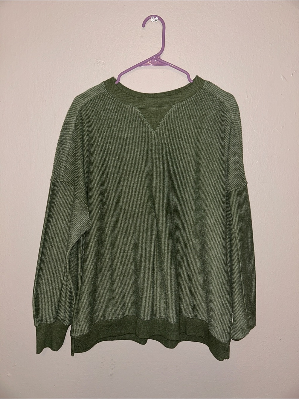 Green sweater